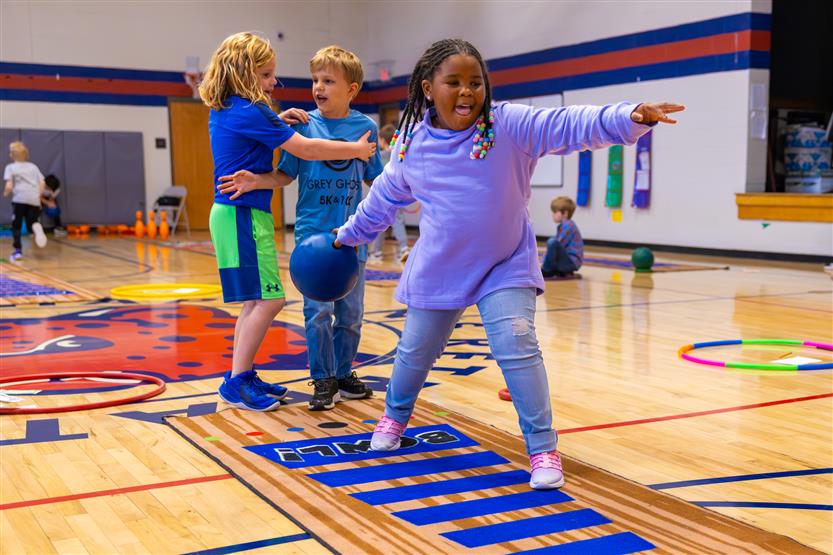 Chapman's Retreat Elementary students learn to bowl